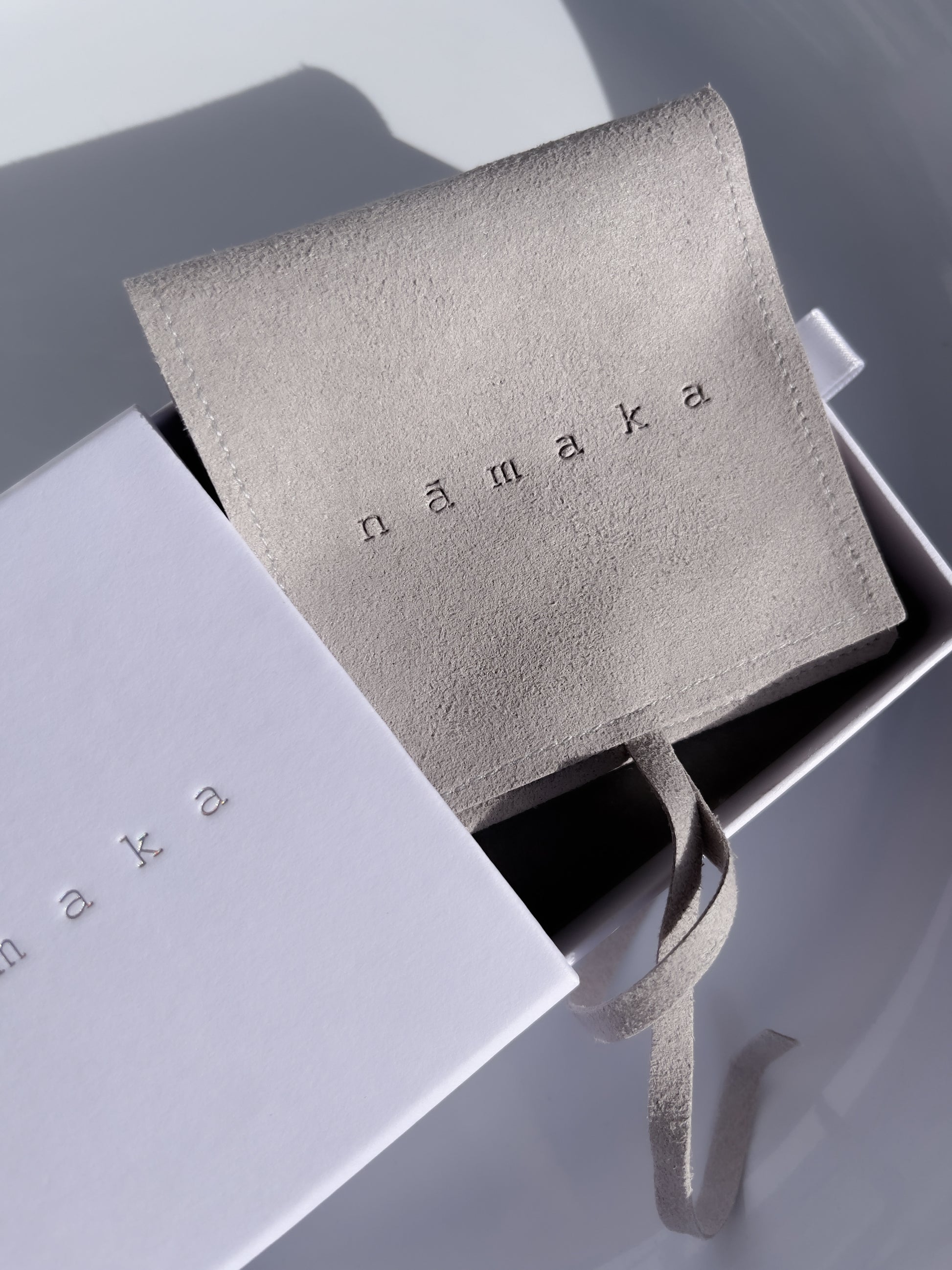 Nāmaka packaging. Designed and made by nāmaka.