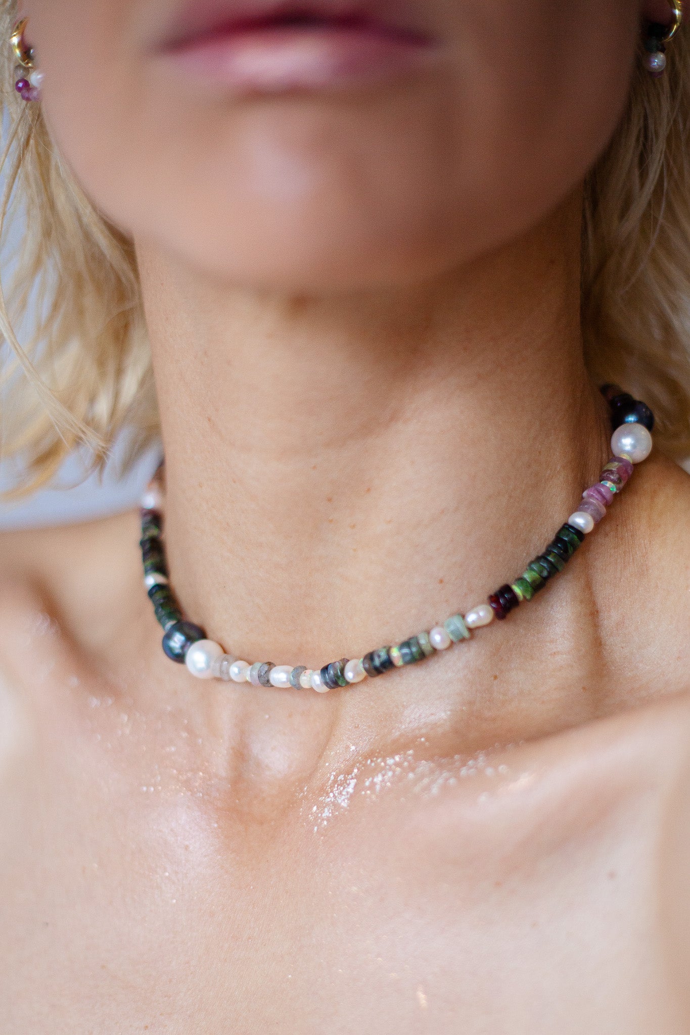 Tahitian pearl deals choker necklace
