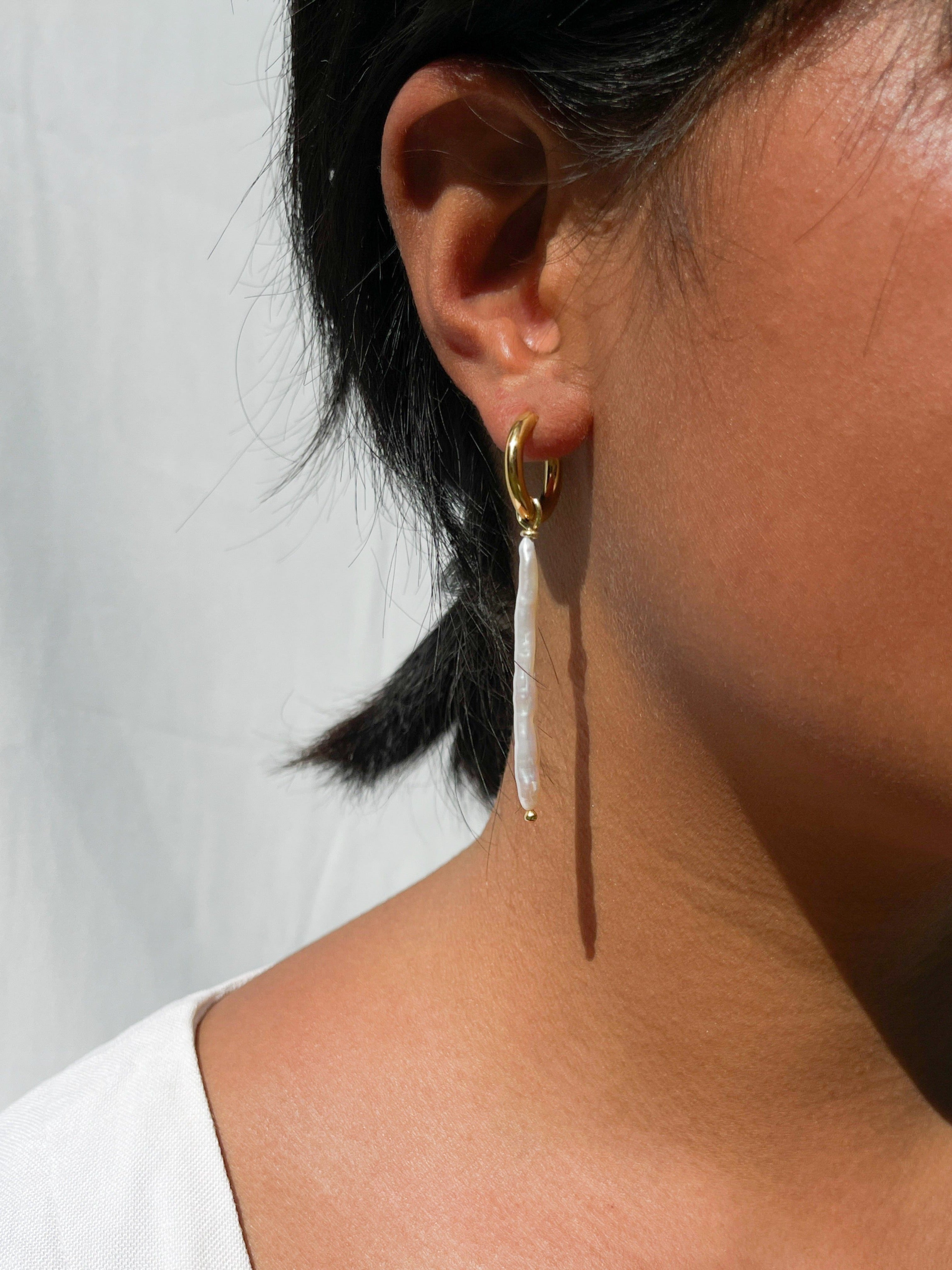 Gold Or Silver Small Diamond Style Huggie Hoop Earrings By LILY & ROO |  notonthehighstreet.com